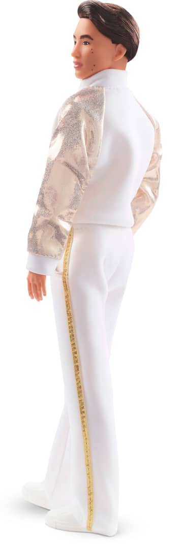 Barbie The Movie Collectible Ken Doll in White And Gold Tracksuit