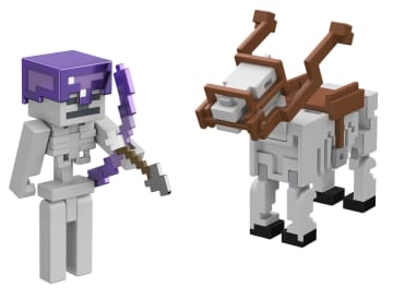 Minecraft Vanilla Figura de Acción Paquete Caballo Esqueleto 3.25