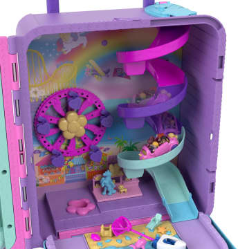 Polly Pocket Conjunto de Brinquedo Pollyville Resort Roll Away