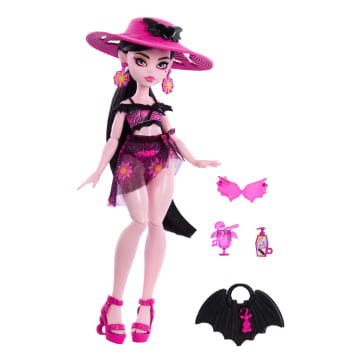 Monster High Scare-Adise Island Draculaura Fashion Doll With Swimsuit & Accessories