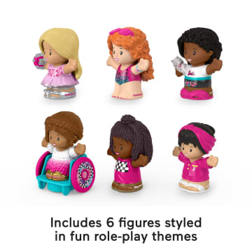 Fisher-Price Little People Barbie Figure 6-Pack Gift Set, Toddler Toys