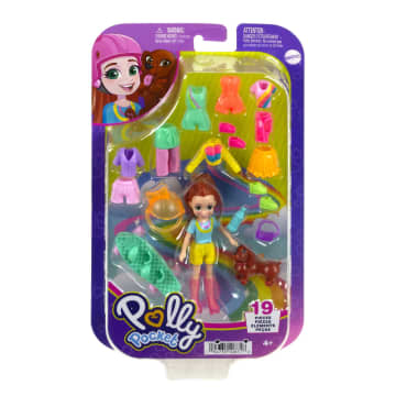 Polly Pocket Conjunto de Brinquedo Pacote de Modas Médio Lila Arco-íris Color Pop - Imagen 3 de 3