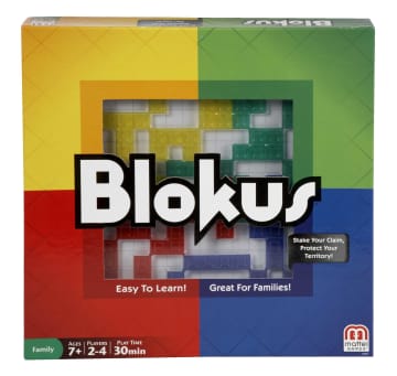 Mattel Blokus  Family Fun Game For 2-4 Players Ages 7Y+