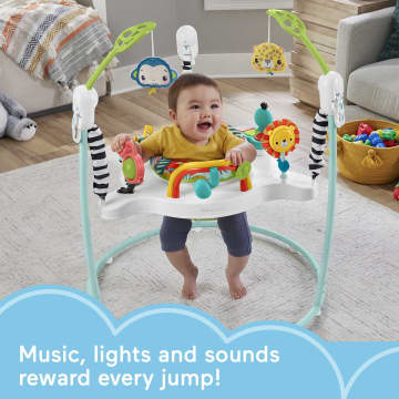 Fisher-Price Jumperoo Baby Activity Center With Lights and Sounds, Jumping Jungle
