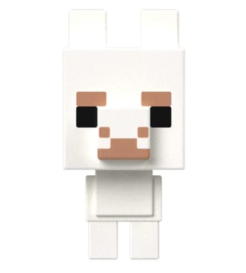 Minecraft Vanilla Figura de Acción Cabeza Mob Mini Llama Blanca