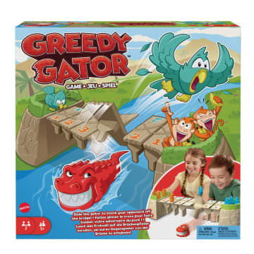 Greedy Gator Kids Game For 2 Players, Fun For Family And Game Nights