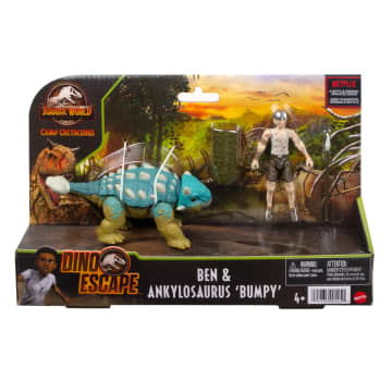 Jurassic World Human & Dino Toy Pack, Dinosaur Action Figures, 4 Year Olds & Up - Image 10 of 10