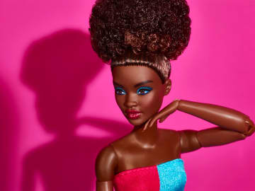 Barbie Looks Doll, Natural Black Hair, Color Block Crop Top