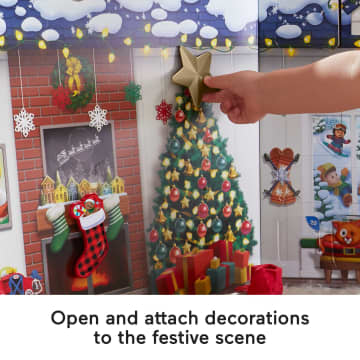 Fisher-Price Little People Advent Calendar, Christmas Playset For Toddlers, 24 Toys - Imagen 4 de 6