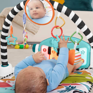 Fisher-Price Baby Ginásio para Bebês Pianinho Brilha e Cresce