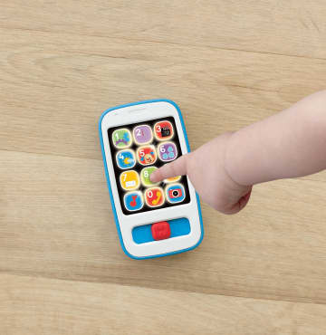 Fisher-Price Ríe y Aprende Juguete para Bebés Smartphone de Aprendizaje Azul