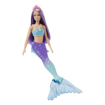 Barbie Fantasía Muñeca Sirena Aleta Morada - Imagen 2 de 4