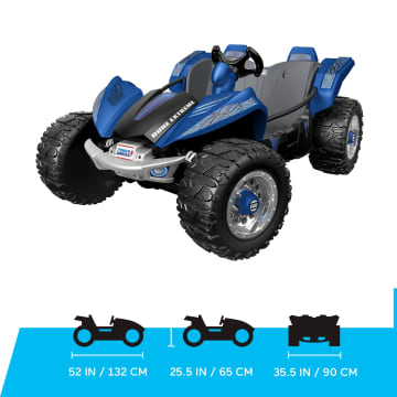Power Wheels Dune Racer Extreme Battery-Powered Ride-On Vehicle With Charger, Blue