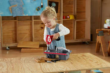Fisher-Price Drillin' Action Tool Set With Drilling Action Sounds