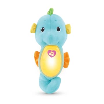 Fisher-Price Soothe & Glow Seahorse, Blue, Plush Baby Toy