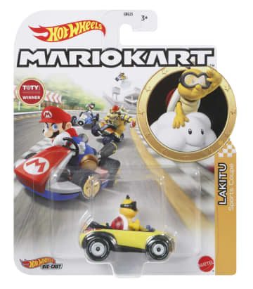 Hot Wheels Mario Kart Vehículo de Juguete Lakitu Sports Coupe - Imagen 4 de 4