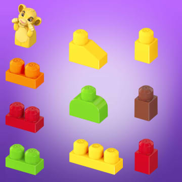 Mega Bloks Disney Juguete de Construcción Cubeta de Simba