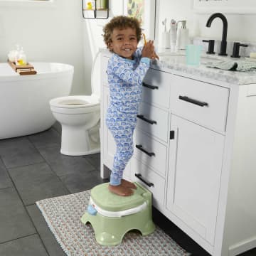 Fisher-Price 3-In-1 Toddler Potty Training Toilet And Step Stool, Puppy Perfection