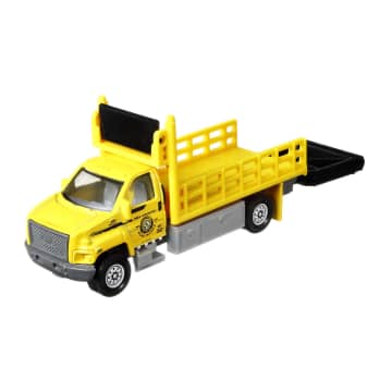 Matchbox Working Rigs, 4-Pack Toy Construction Trucks With Moving Parts