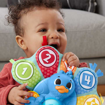 Fisher-Price Linkimals Brinquedo para Bebês Pavão Penas Coloridas