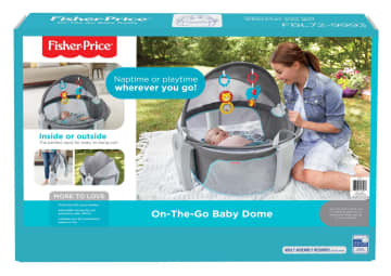 Fisher-Price On-the-Go Baby Dome - Bubbles, Travel Play Space