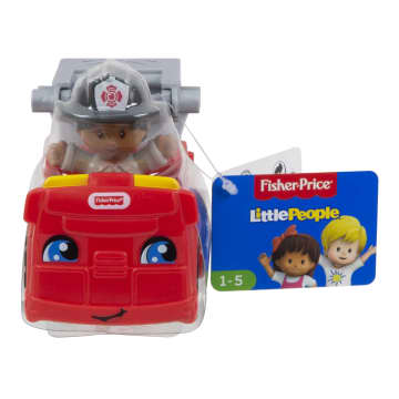 Fisher-Price Little People Figura de Juguete Camión de Bomberos Al Rescate - Imagen 6 de 6