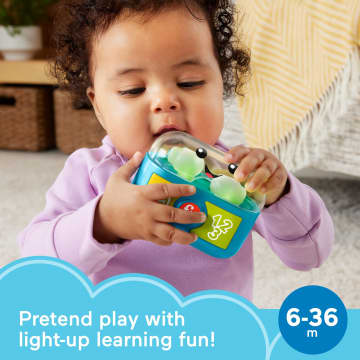 Fisher-Price Laugh & Learn Play Along Ear Buds Baby & Toddler Learning Toy With Music & Lights