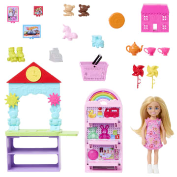 Barbie Chelsea Can Be… Toy Store Playset With Small Blonde Doll, Shop Furniture & 15 Accessories - Imagen 4 de 6