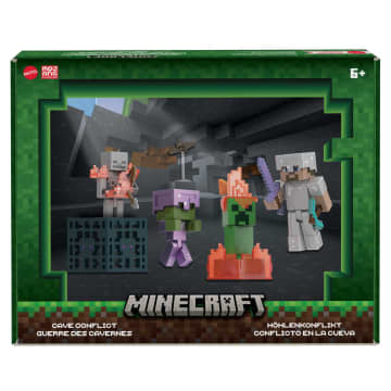Minecraft Toys | Action Figure Story Pack | Cave Conflict