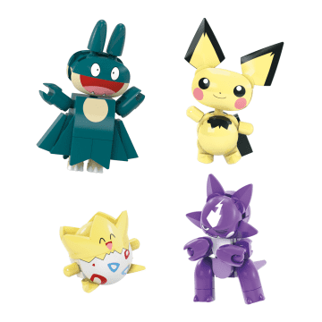 Mega  Pokémon  Figurines Articulées  Coffret de 8 Pour Dresseur - Imagem 3 de 6