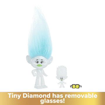 Dreamworks Trolls Band Together Guy Diamond Small Doll With Tiny Diamond Figure