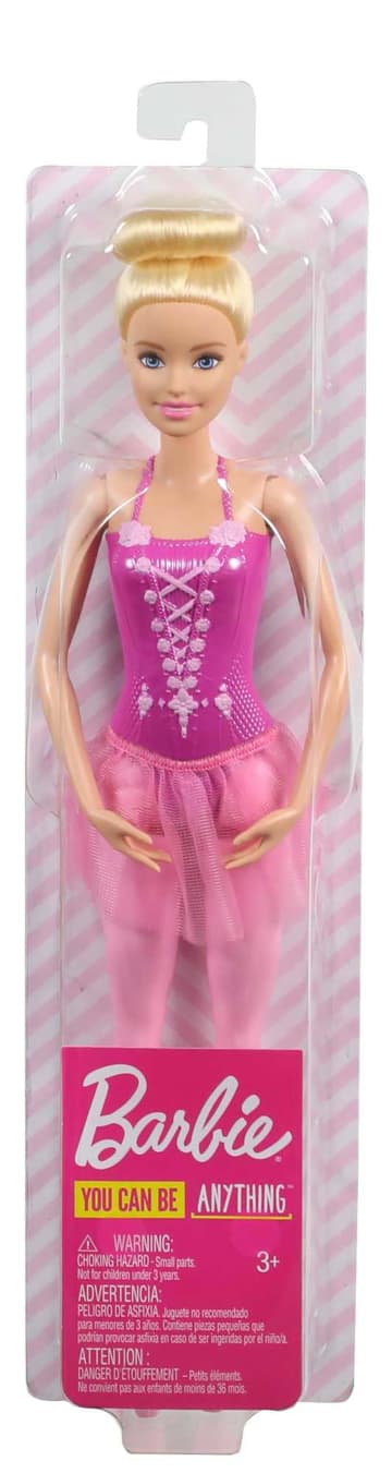 Barbie Profissões Boneca Bailarina Vestido Rosa - Imagem 6 de 6