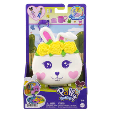 Polly Pocket Dolls Flower Garden Bunny Compact Playset - Imagem 6 de 6