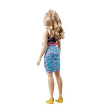 Barbie Fashionista Muñeca Vestido con Estampado Girl Power - Imagen 6 de 6