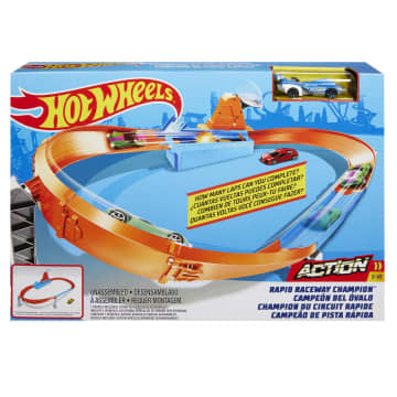 Hot Wheels Action Pista de Brinquedo Campeonato de Rapidez