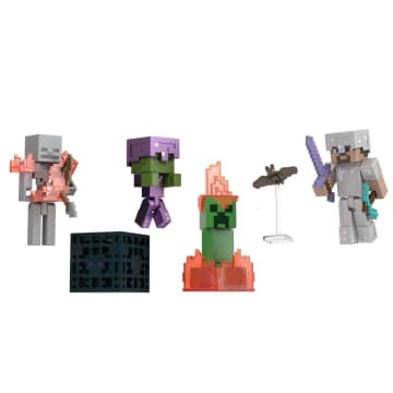 Minecraft Toys | Action Figure Story Pack | Cave Conflict - Imagen 3 de 6