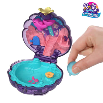 Polly Pocket Sparkle Cove Adventure Underwater Lagoon Compact Playset With Micro Doll & Accessories - Imagem 5 de 6