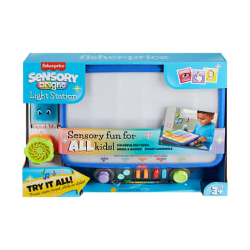 Fisher-Price Sensory Bright Light Station, Electronic Learning Activity Table For Preschool Sensory Play - Image 6 of 6