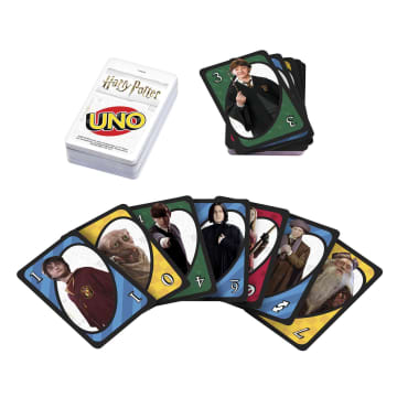 UNO Harry Potter Card Game Movie-Themed Deck With 112 Cards For 7 Year Olds & Up