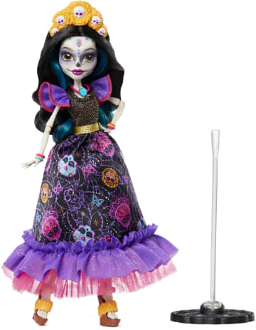 Monster High Howliday Dia De Muertos Skelita Calaveras Doll - Image 5 of 6