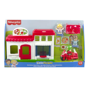 Little People We Deliver Pizza Place Toddler Playset