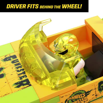 MEGA Hot Wheels Smash & Crash Gunkster Monster Truck Building Toy With 1 Figure (84 Pieces) - Image 5 of 5
