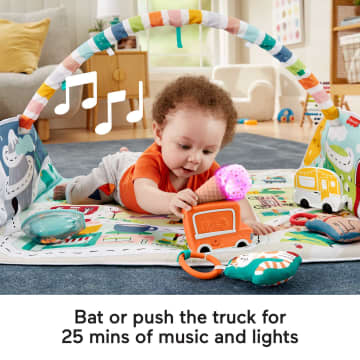 Fisher-Price Activity City Gym To Jumbo Play Mat With Music And Lights