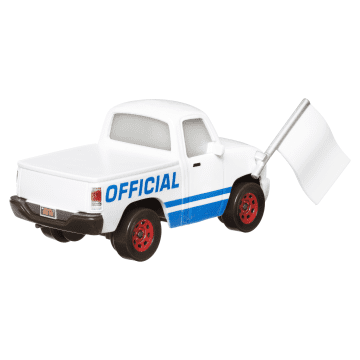 Carros da Disney e Pixar Diecast Veículo de Brinquedo Pacote de 2 Rev-N-Go & Racestarter con Bandera Blanca - Imagen 5 de 6