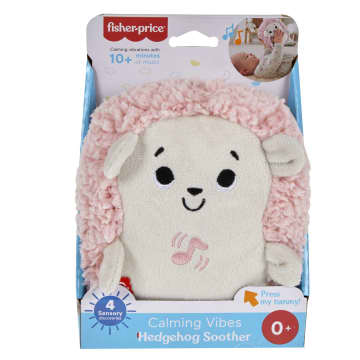 Fisher-Price Calming Vibes Hedgehog SooTher, Pink Plush Sound Machine