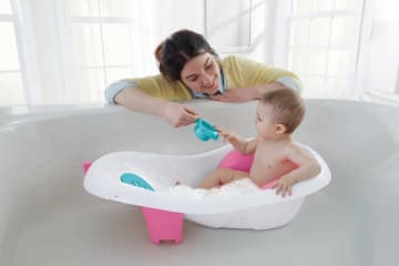 Fisher-Price 4-In-1 Sling 'n Seat Baby Bath Tub  Pink