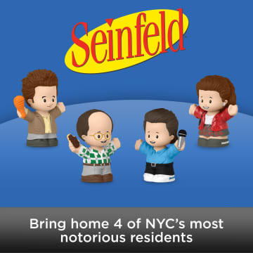 Fisher-Price Little People Collector Seinfeld Special Edition Set, 4 Figures in Gift Package - Image 2 of 6