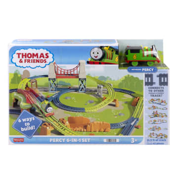 Thomas & Friends Percy 6-In-1 Set With Motorized Percy Engine, Track & Play Pieces