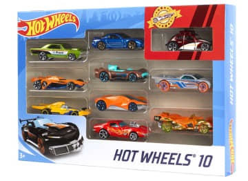 Hot Wheels Die Cast Basics Veículo de Brinquedo Pacote 10 Carros - Image 3 of 6