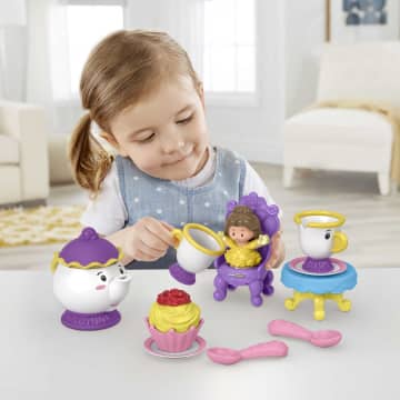 Little People Princesses Disney Coffret L’Heure du thé Avec Belle - Imagen 2 de 6